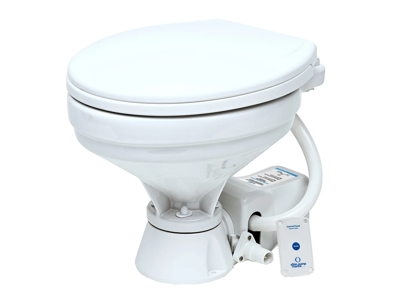 Albin Group Marine Toilet Standard Electric EVO Comfort - 24V