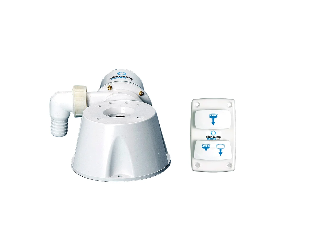 Albin Group Marine Silent Electric Toilet Kit - 12V