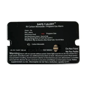 Safe-T-Alert 45-Series Combo Carbon Monoxide Propane Alarm Surface Mount - Black