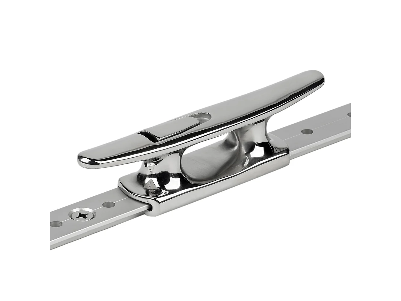 Schaefer Mid-Rail Chock/Cleat Stainless Steel - 1-1/4"
