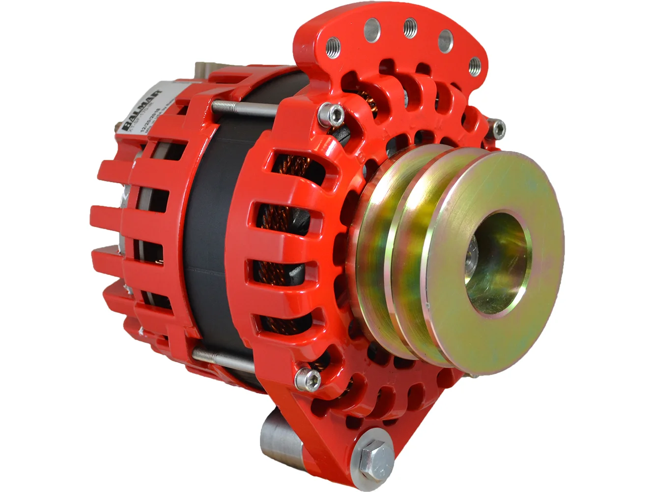 Balmar Alternator 1-2" Single Foot Dual V Pulley - 170A - 12V