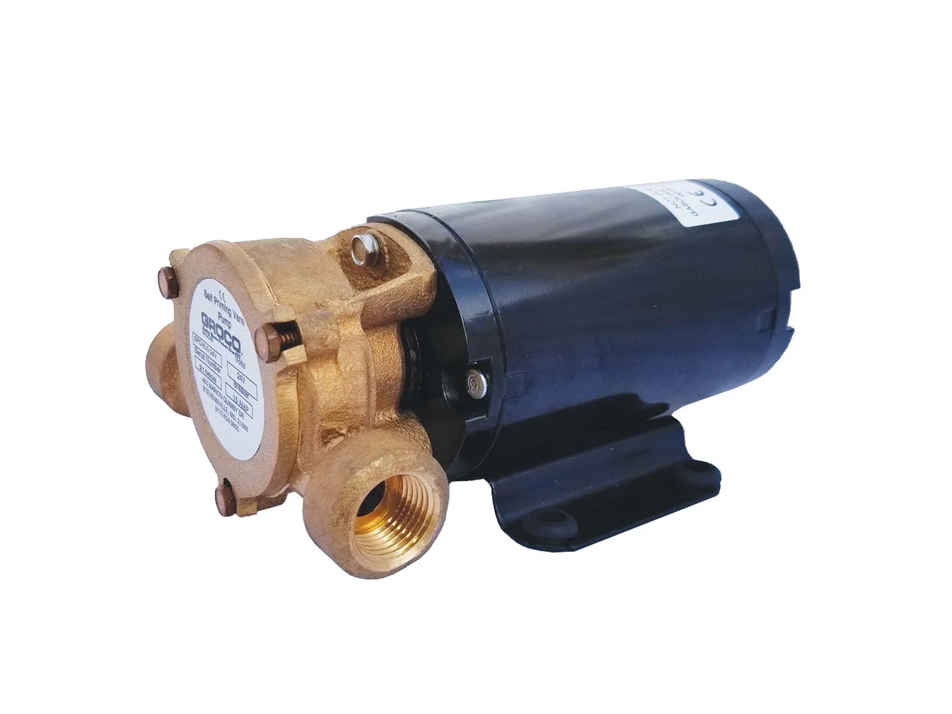 GROCO Heavy Duty Positive Displacement Vane Pump - 12V