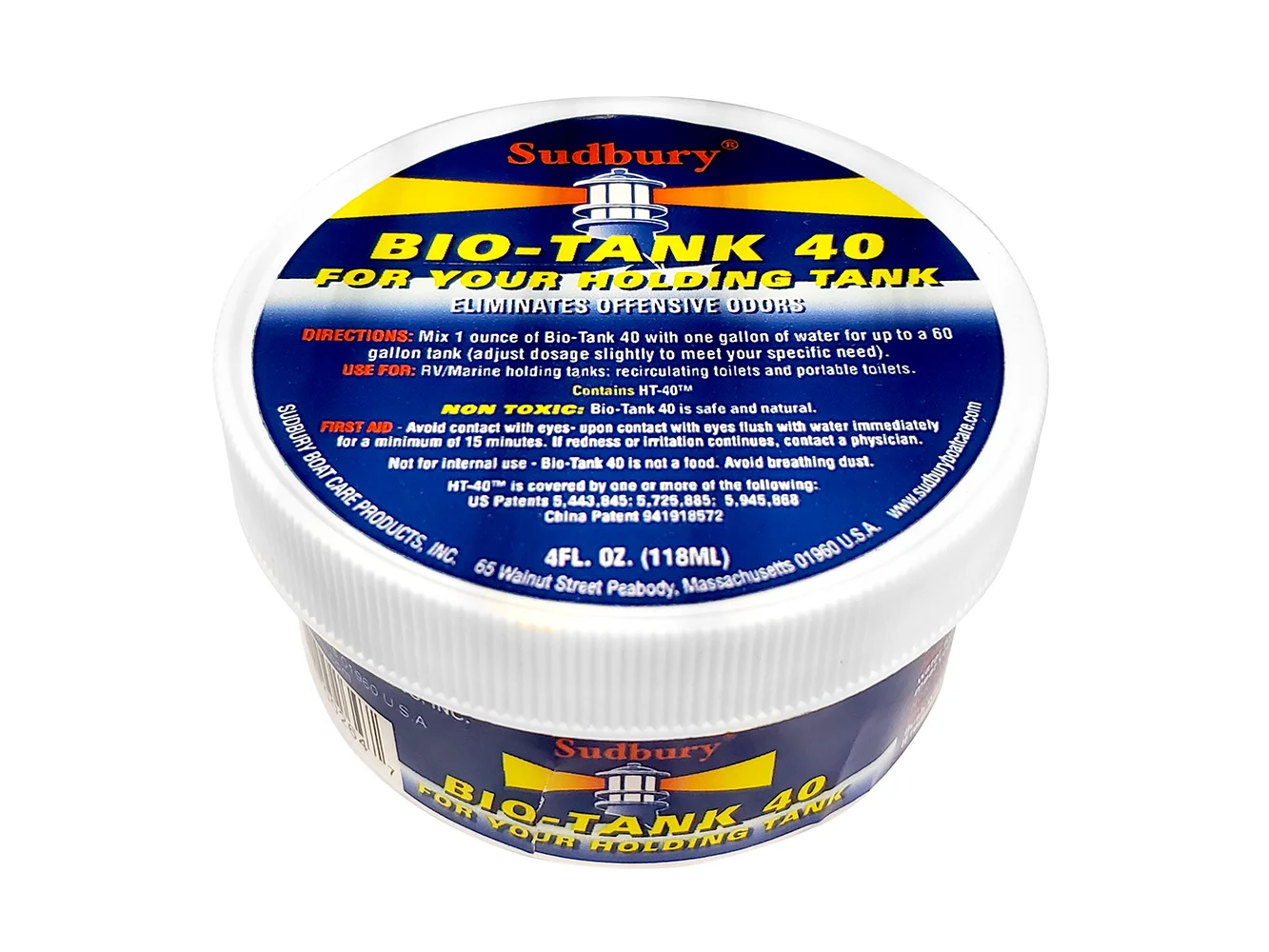 Sudbury Bio-Tank 40 Holding Tank Treatment - 4oz