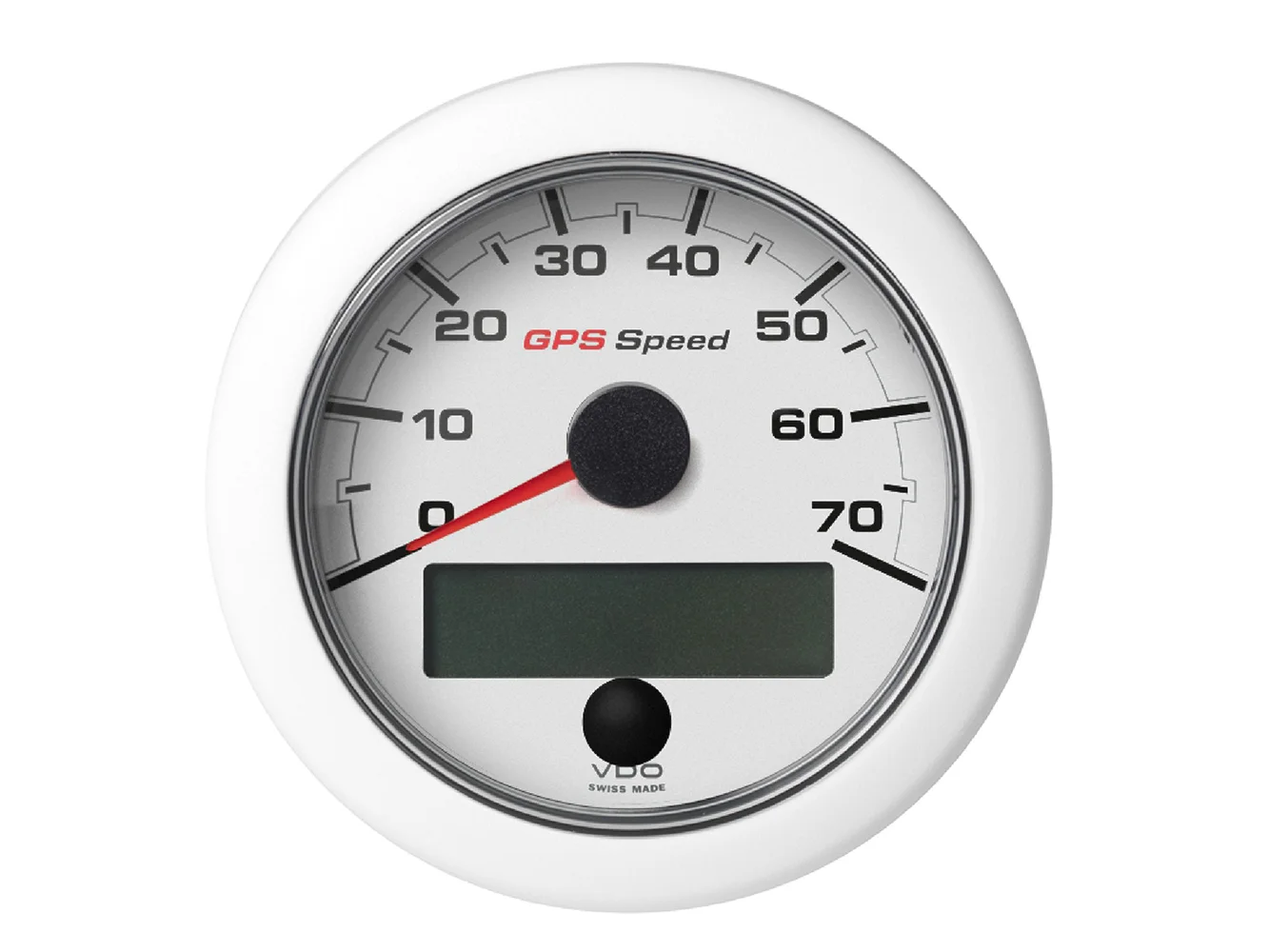 Veratron 3-3/8" (85mm) OceanLink® GPS Speedometer (0-70 KN/MPH/KMH) - White Dial & Bezel