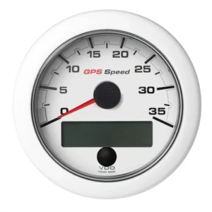 Veratron 3-3/8" (85mm) OceanLink&reg; GPS Speedometer (0-35 KN/MPH/KMH) - White Dial & Bezel