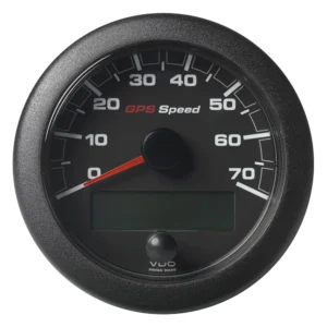 Veratron 3-3/8" (85mm) OceanLink&reg; GPS Speedometer - Black Dial & Bezel (0-70 K/MPH/KMH)