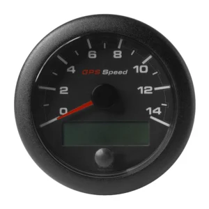 Veratron 3-3/8" (85mm) OceanLink&reg; GPS Speedometer - Black Dial & Bezel (0-14 K/MPH/KMH)