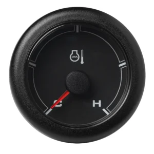 Veratron 52MM (2-1/16") OceanLink Coolant Temperature Gauge (250&deg;F) - Black Dial & Bezel