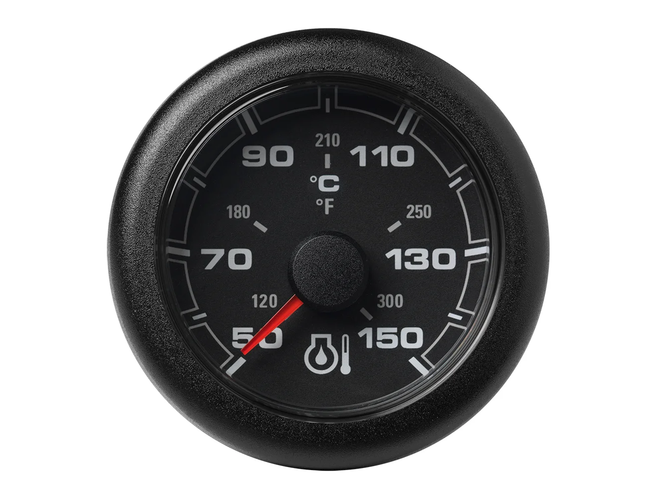 Veratron 52MM (2-1/16") OceanLink Engine Oil Temperature 150°C/300°F - Black Dial & Bezel