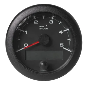 Veratron 3-3/8" (85MM) OceanLink&reg; NMEA 2000&reg; Tachometer - 5000 RPM - Black Dial & Bezel