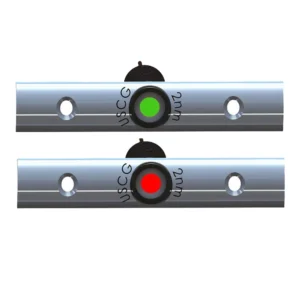TACO LED NAV LIGHT KIT, RUB RAIL W/DEUTSCH CONNECTORS - 4" PLATE | F38-6810B-1