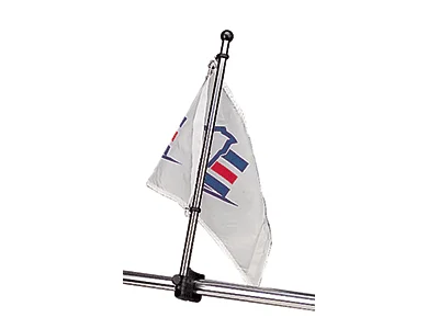 Sea-Dog Stainless Steel Rail Mount Flagpole - 17"