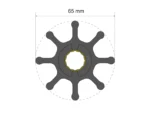 Albin Group Premium Impeller Kit 65 x 16 x 37mm - 8 Blade - Spline Insert