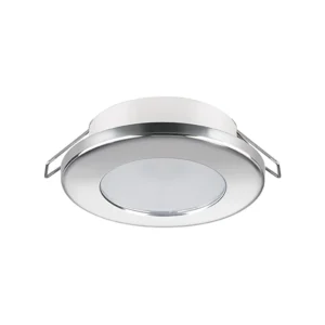 Quick Quick Ted C LED Light Stainless Steel Round Light, Round Bezel - Warm - 2W - IP40