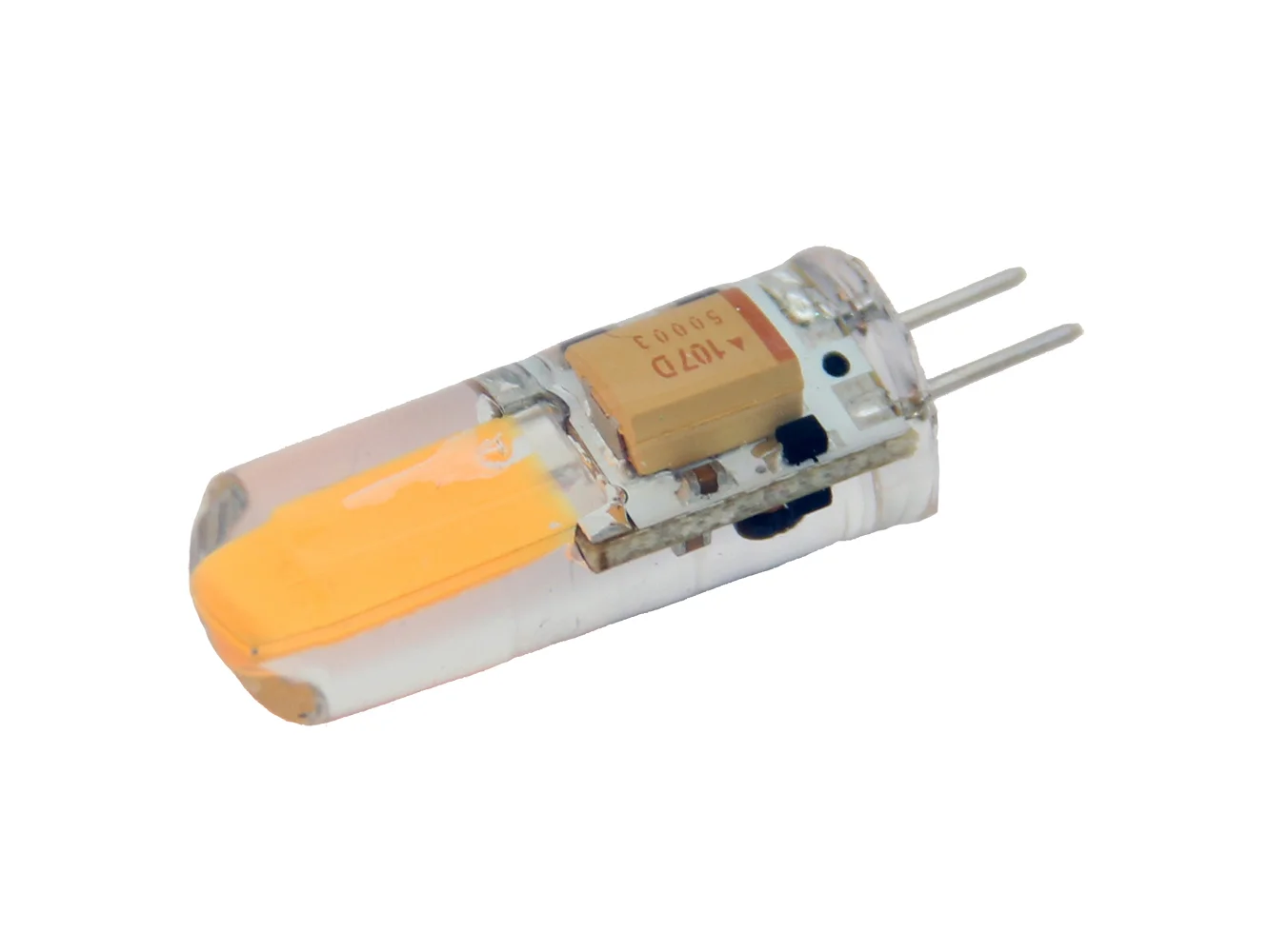 Lunasea Warm White G4 Bulb 2W 10-30VDC Bottom Pin Silicon Encapsulated