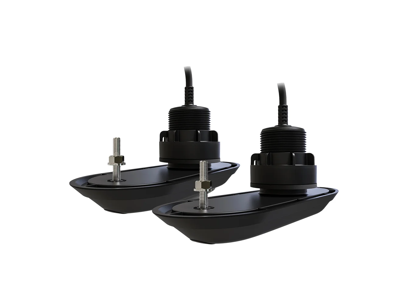 Raymarine RV-312 RealVision™ 3D Transducers - Pair - Nylon Thru-Hull 12° Deadrise