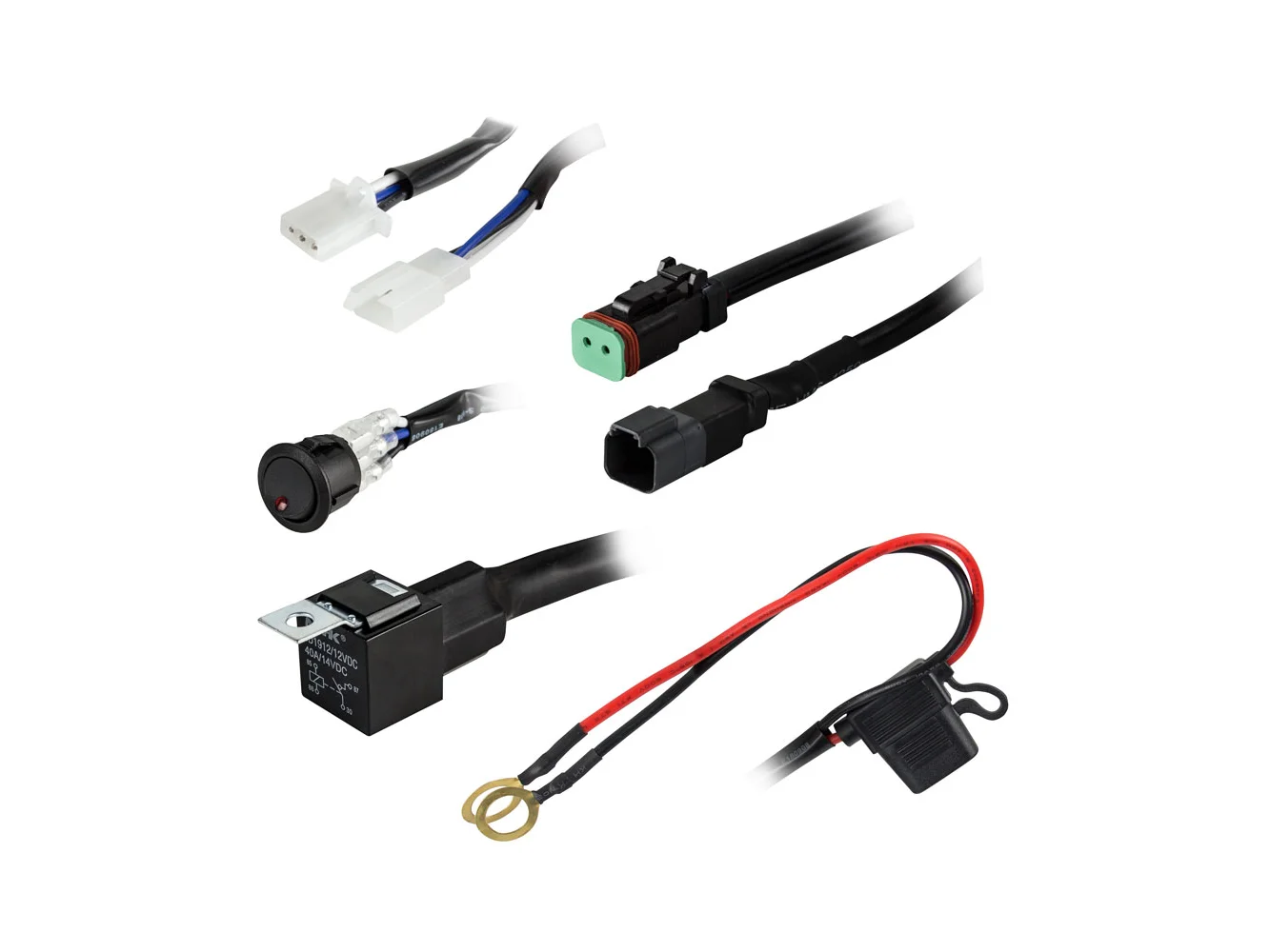 HEISE 1 Lamp DR Wiring Harness & Switch Kit