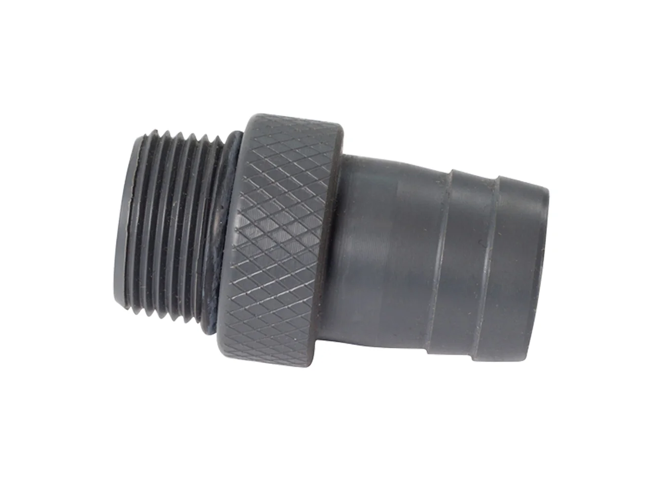 FATSAC 1” Barbed End – w/Suction Stopping Technology-Sac Valve Threads w/O-Rings f/Auto Ballast Systems