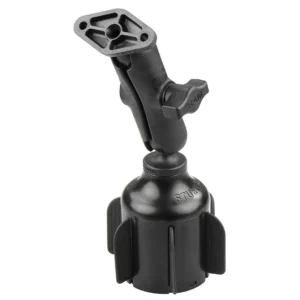 RAM Mount RAM&reg; Stubby&trade; Cup Holder Mount w/Diamond Plate