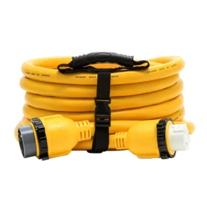 Camco 50 Amp Power Grip Marine Extension Cord - 25' M-Locking/F-Locking Adapter