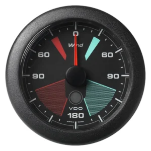 Veratron 3-3/8" (85MM) OceanLink&reg; Apparent/True Wind Angle Gauge - Black Dial & Bezel