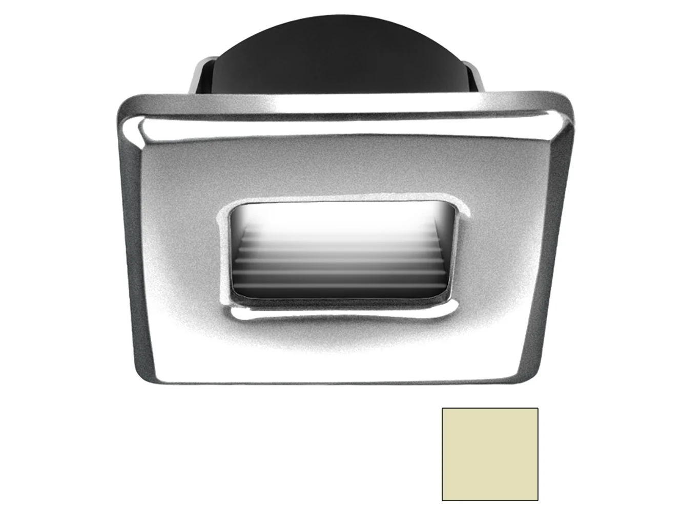 i2Systems Ember E1150Z Snap-In - Brushed Nickel - Square - Warm White Light