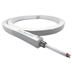 LUMITEC Moray Flex Light with Internal Controller, Full color RGBW Spectrum, 6 ft TopView, White Bracket | 101641