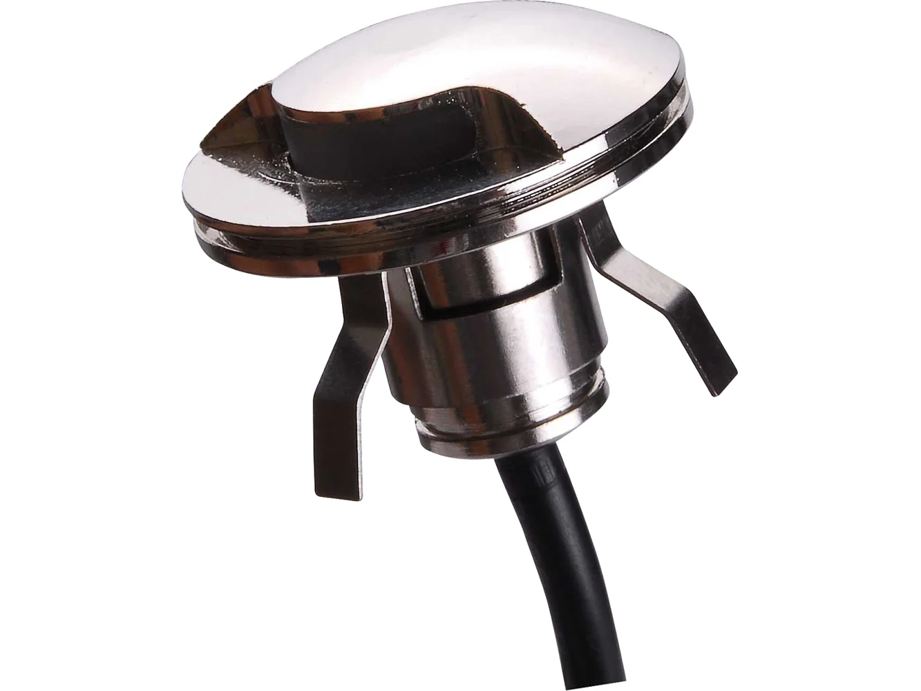 Lunasea 316 Polished Stainless Steel LED Waterproof Courtesy Light - Warm White - 12VDC Only