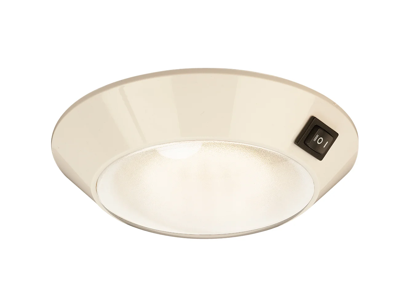 Sea-Dog White Plastic LED Dome Light 4" Day/Night - Clear/Red Bulb