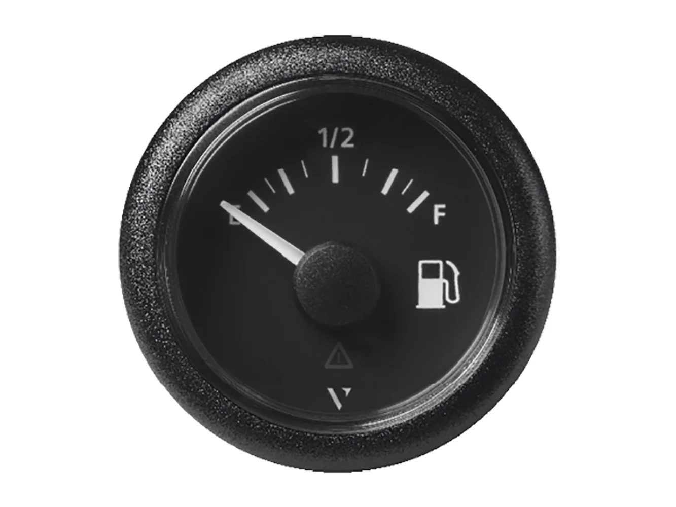 Veratron 52MM (2-1/16") ViewLine Fuel Level Gauge Empty-Full - 0-90 OHM - Black Dial & Round Bezel