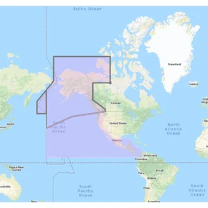 Furuno US & Canada Pacific Coast, Hawaii, Alaska, Mexico to Panama - C-MAP Mega Wide Chart - Unlock Code