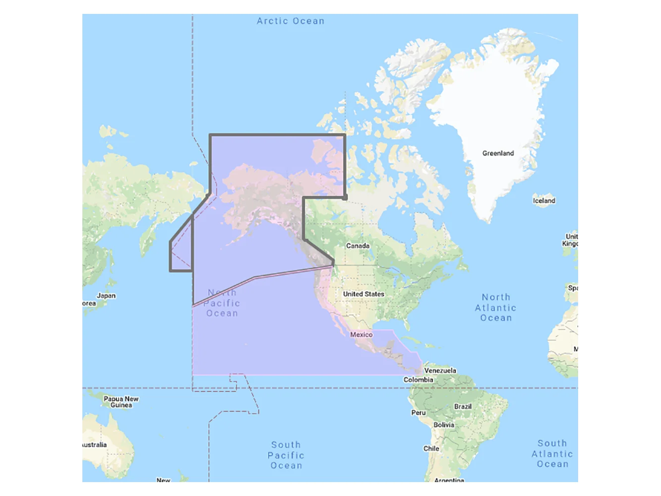Furuno US & Canada Pacific Coast, Hawaii, Alaska, Mexico to Panama - C-MAP Mega Wide Chart - Unlock Code