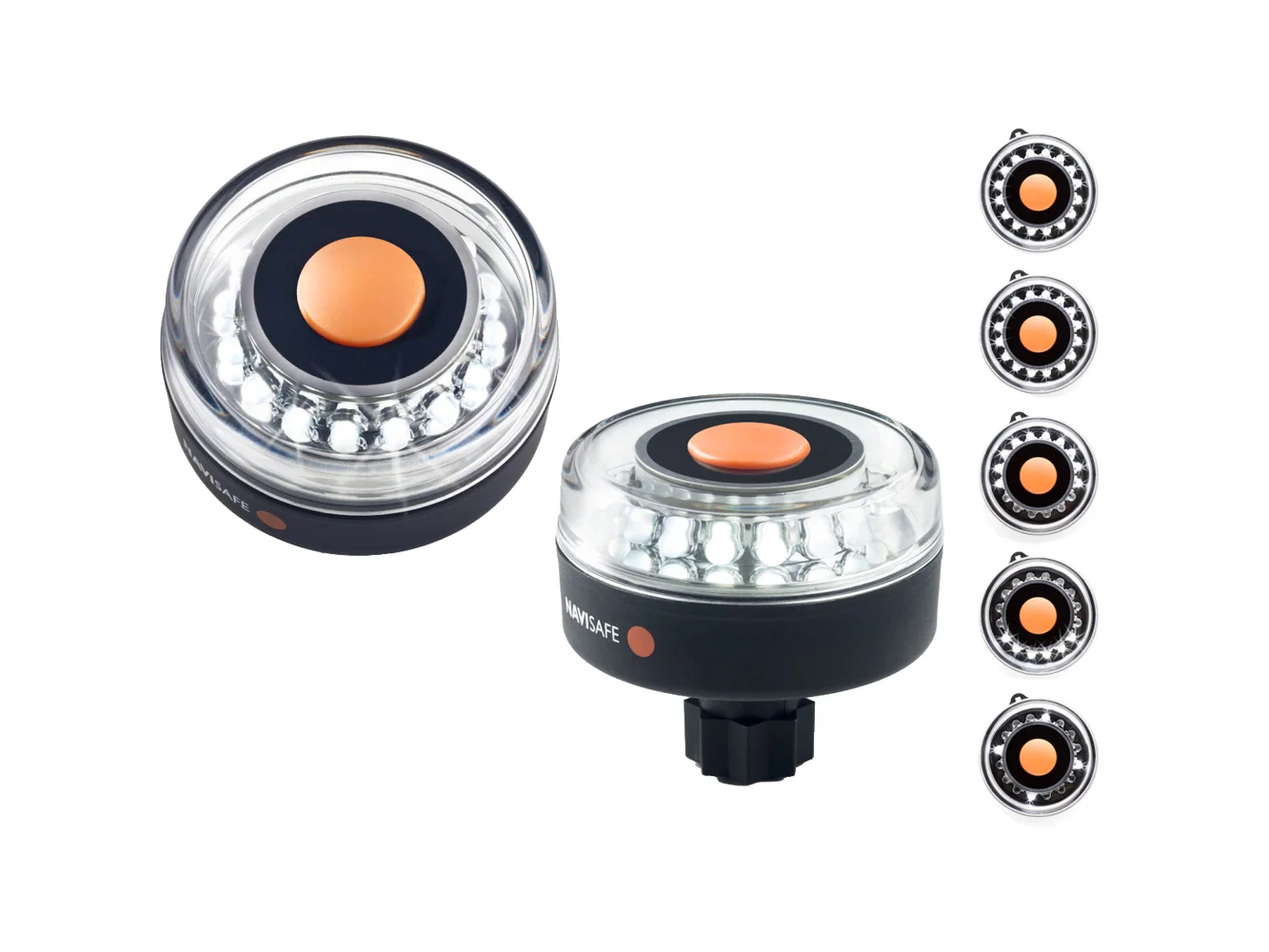 Navisafe Navilight All-White 5 Mode 360° 2NM w/RAILBLAZA Base