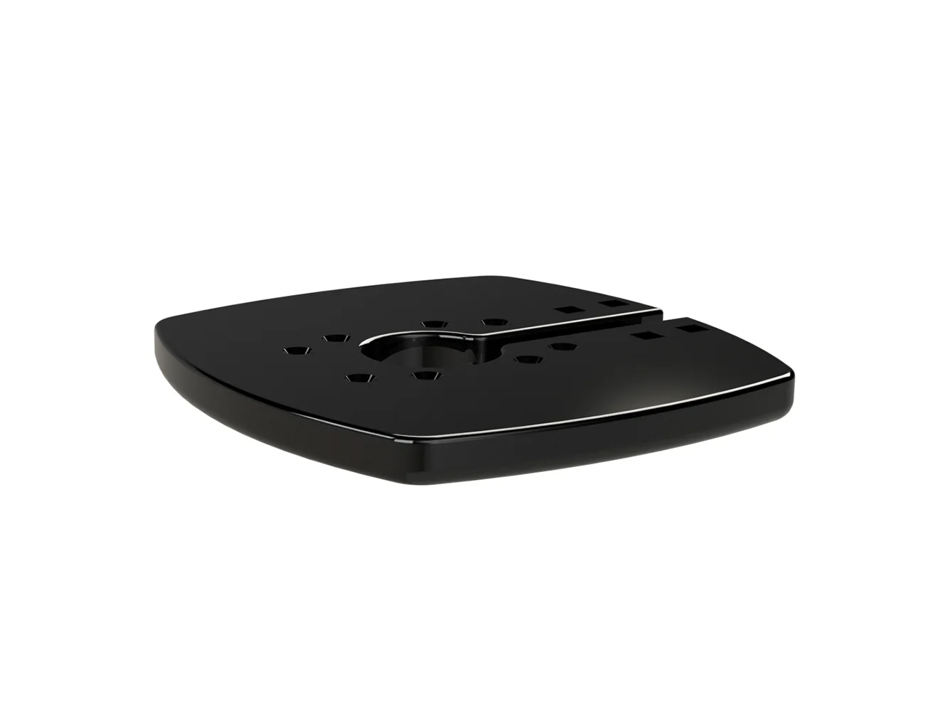 Seaview Modular Plate f/Most Closed Domes & Open Arrays - Black
