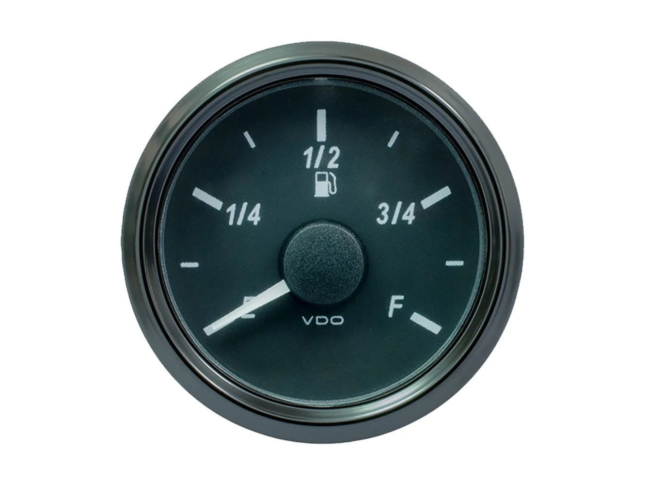 VDO SingleViu 52mm (2-1/16") Fuel Level Gauge - E/F Scale - 0-180 Ohm