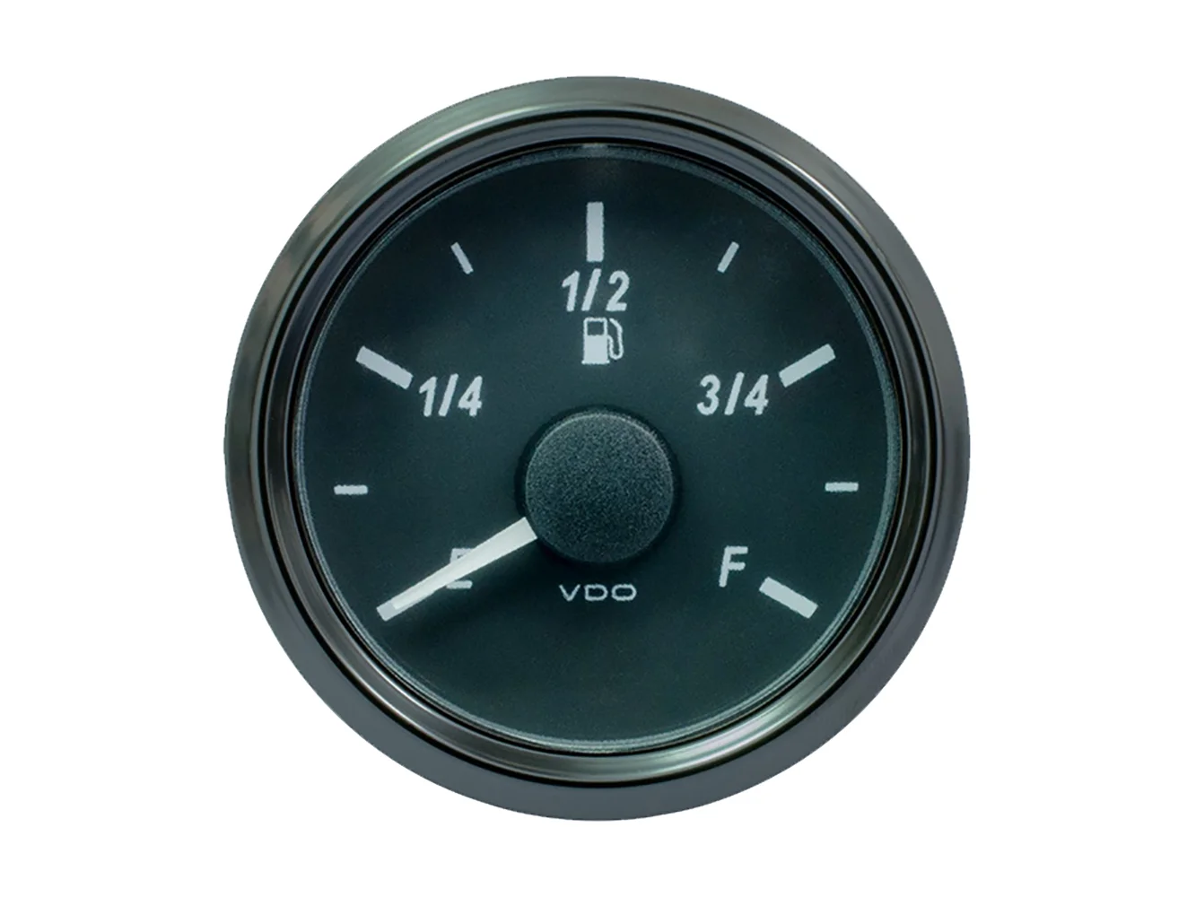 VDO SingleViu 52mm (2-1/16") Fuel Level Gauge - E/F Scale - 0-90 Ohm