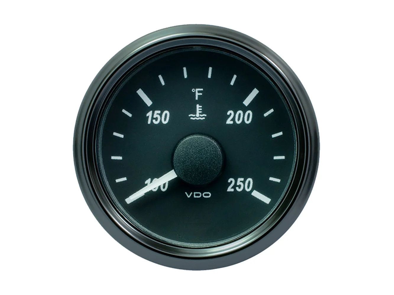 VDO SingleViu 52mm (2-1/16") Water Temperature Gauge - 250°F - 450-30 Ohm