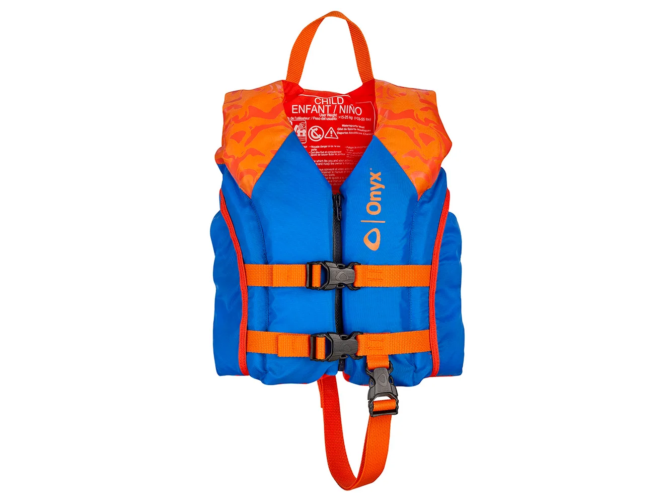 Onyx Shoal All Adventure Child Paddle & Water Sports Life Jacket - Orange