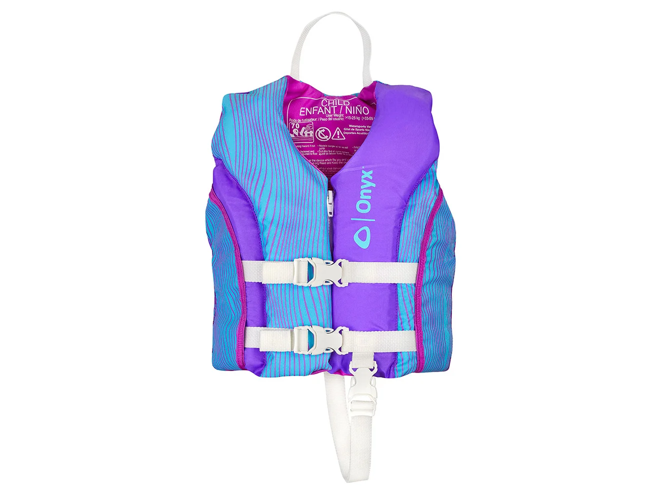 Onyx Shoal All Adventure Child Paddle & Water Sports Life Jacket - Purple