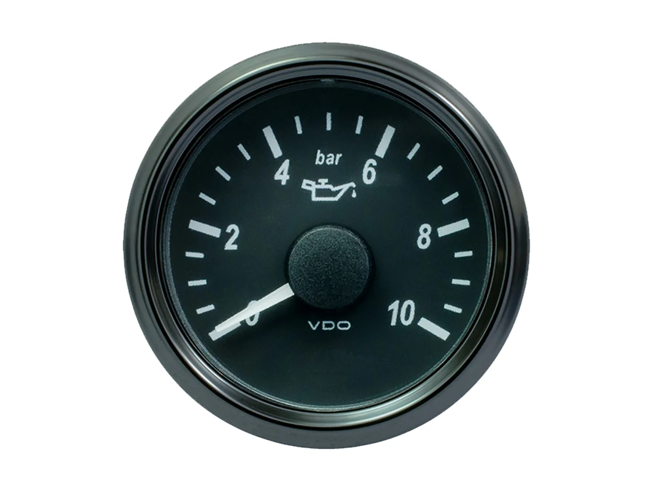 VDO SingleViu 52mm (2-1/16") Oil Pressure Gauge - 10 Bar - 0-4.5V