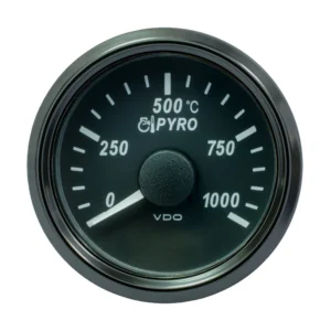 VDO SingleViu 52mm (2-1/16") Exhaust Gas Temp. Gauge - 1000&deg;C