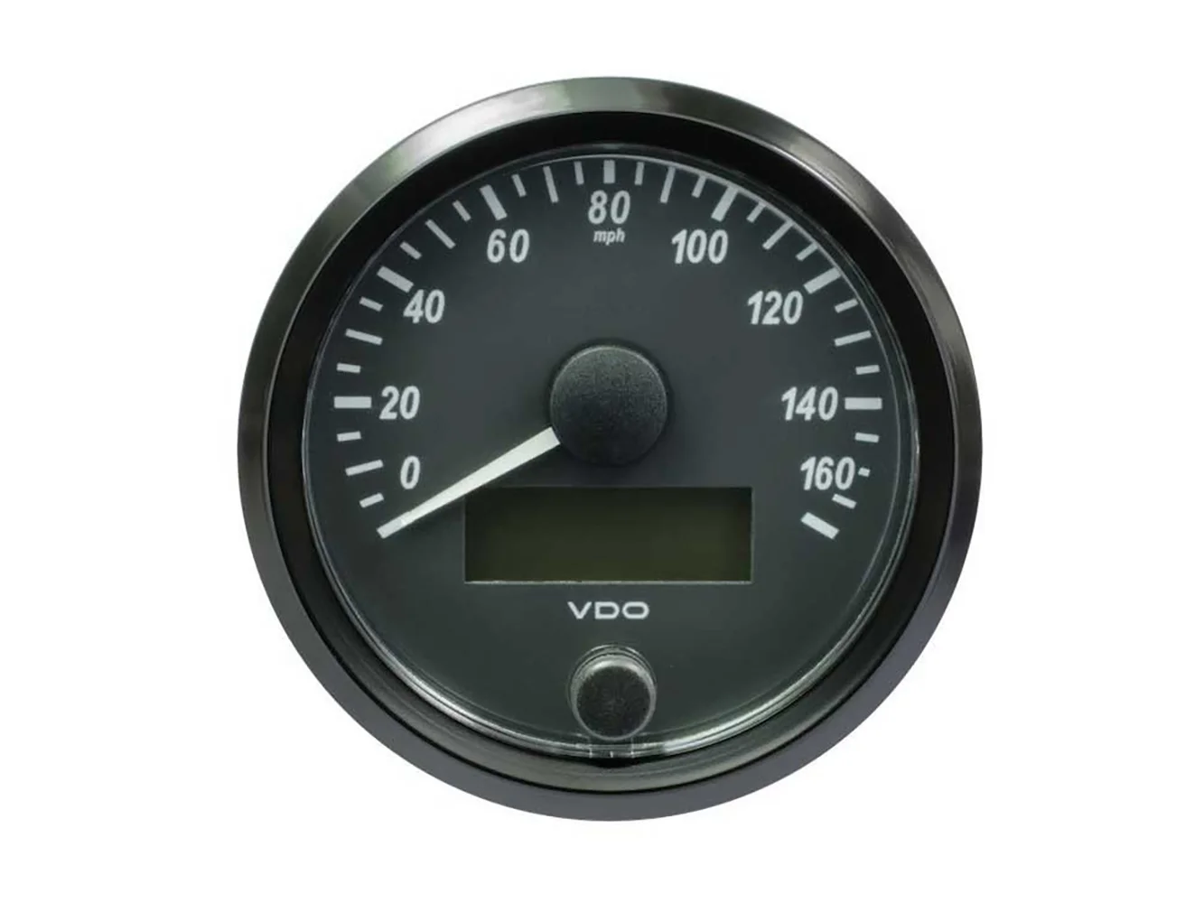 VDO SingleViu 80mm (3-1/8") Speedometer - 160MPH