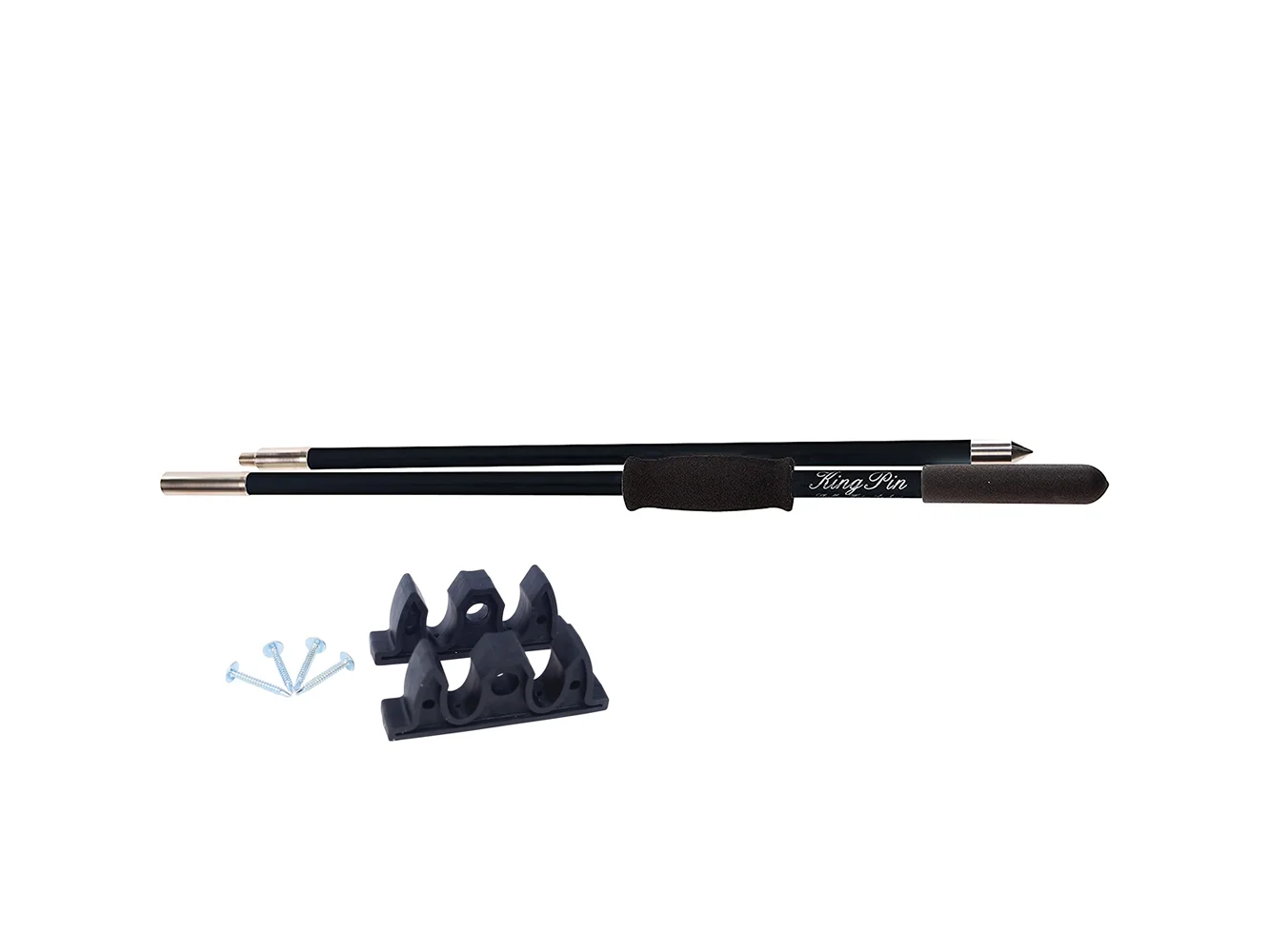 Panther 10' King Pin Anchor Pole - 2-Piece - Black