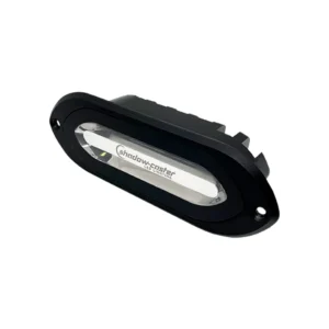 SHADOW-CASTER Black Flush Mount Spreader Light - Color Changing | SCM-SLF-CC-BK