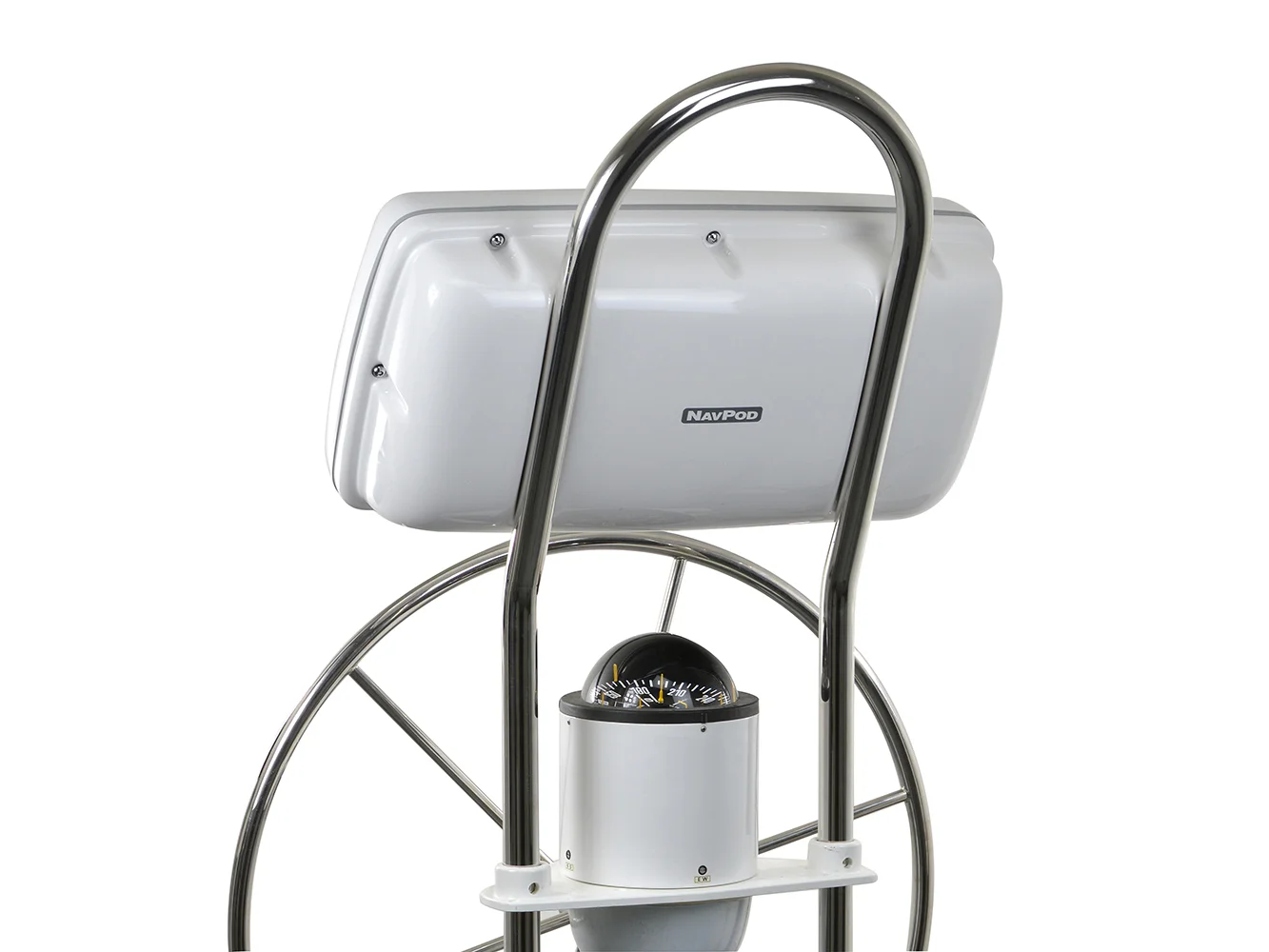 NavPod SystemPod Precut f/Simrad NSS12 evo3/B&G Zeus3 12 & 2 Instruments (3.6″ holes) f/12″ Wide Guard