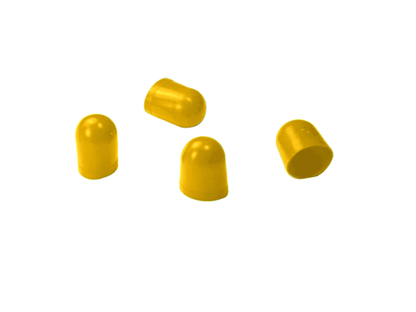 VDO Light Diffuser f/Type C & E Wedge Bulb - Amber - 4 Pack