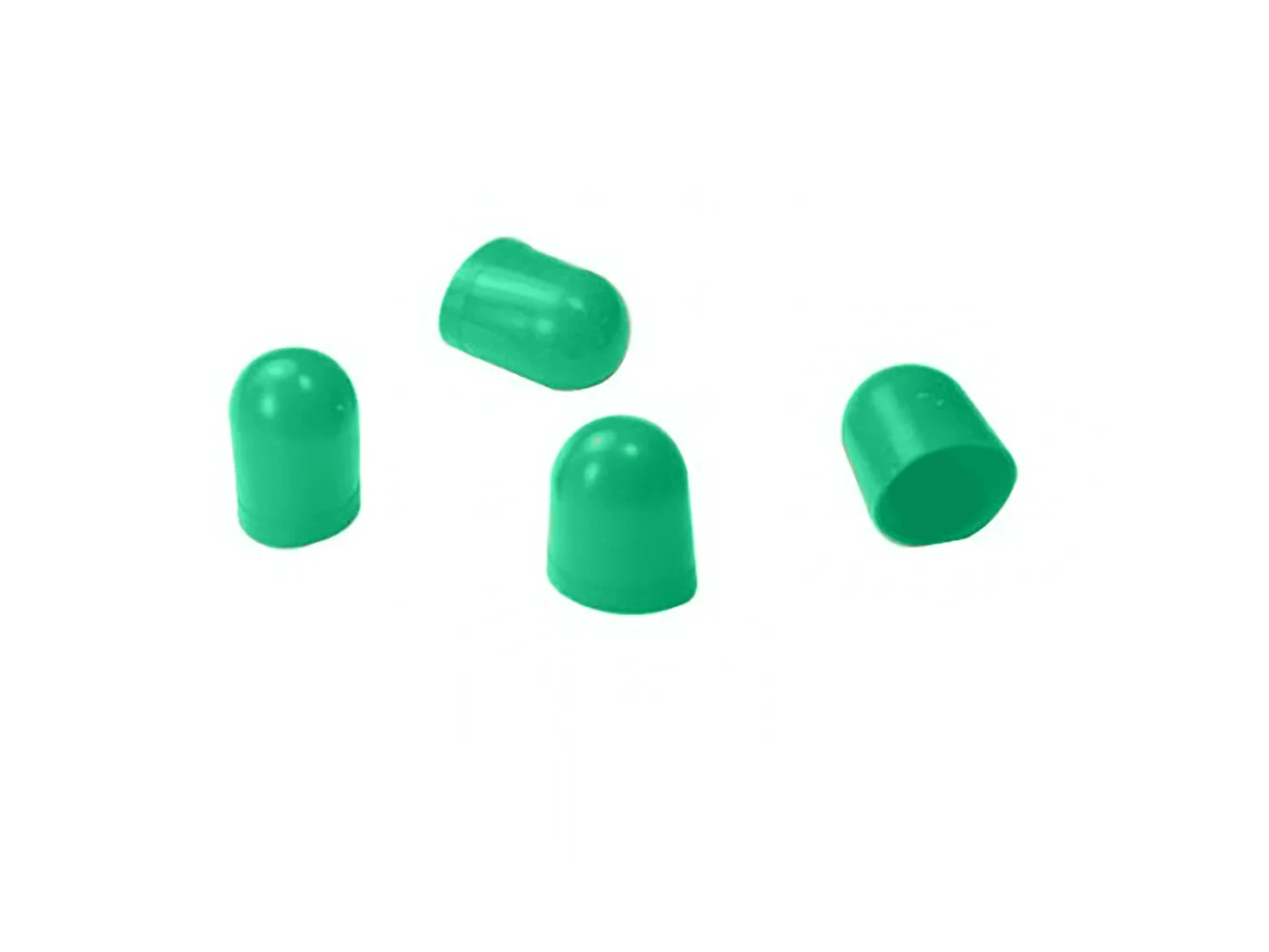 VDO Light Diffuser f/Type C & E Wedge Bulb - Green - 4 Pack