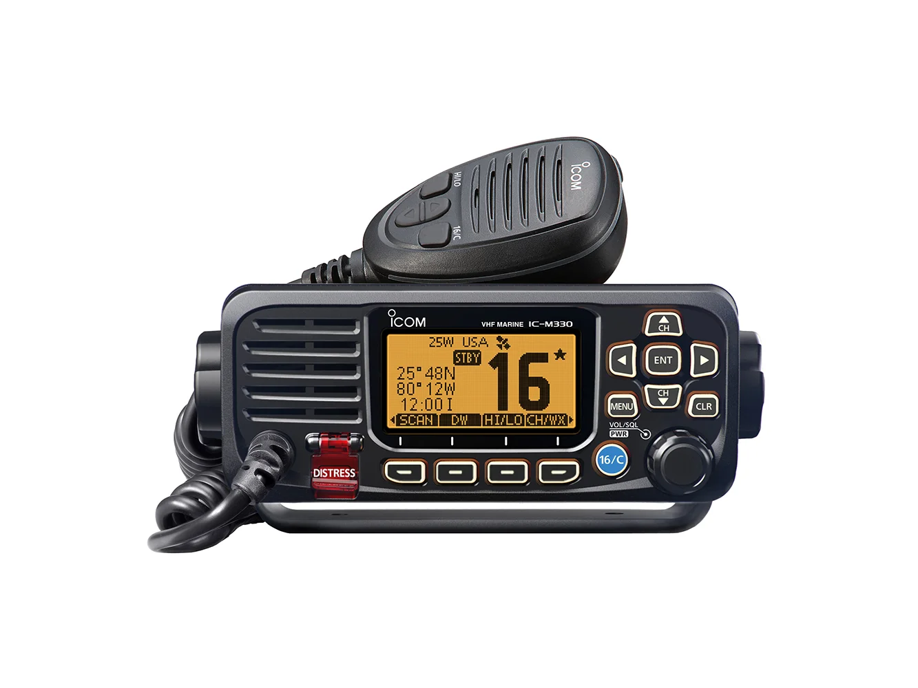Icom IC-M330 VHF Compact Radio - Black