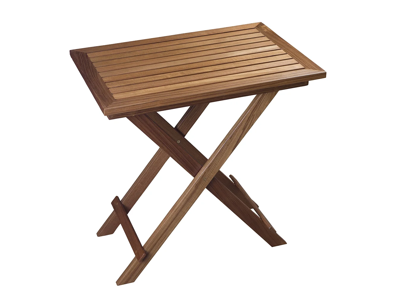 Whitecap Folding Slat Table - Teak