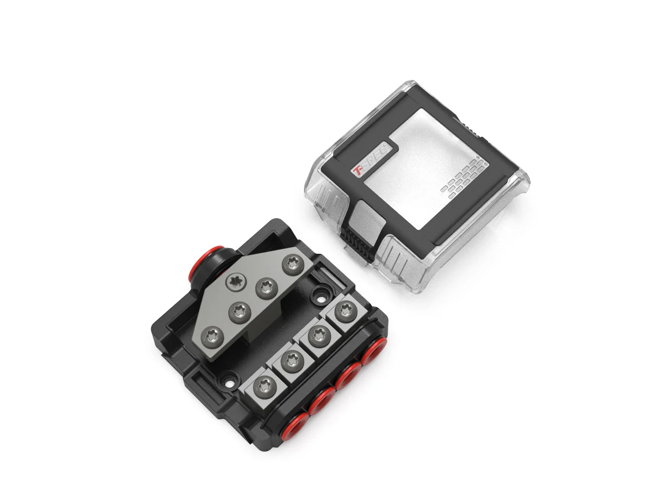T-Spec VFDB4 MANL 4 Position Distribution Block w/Cover